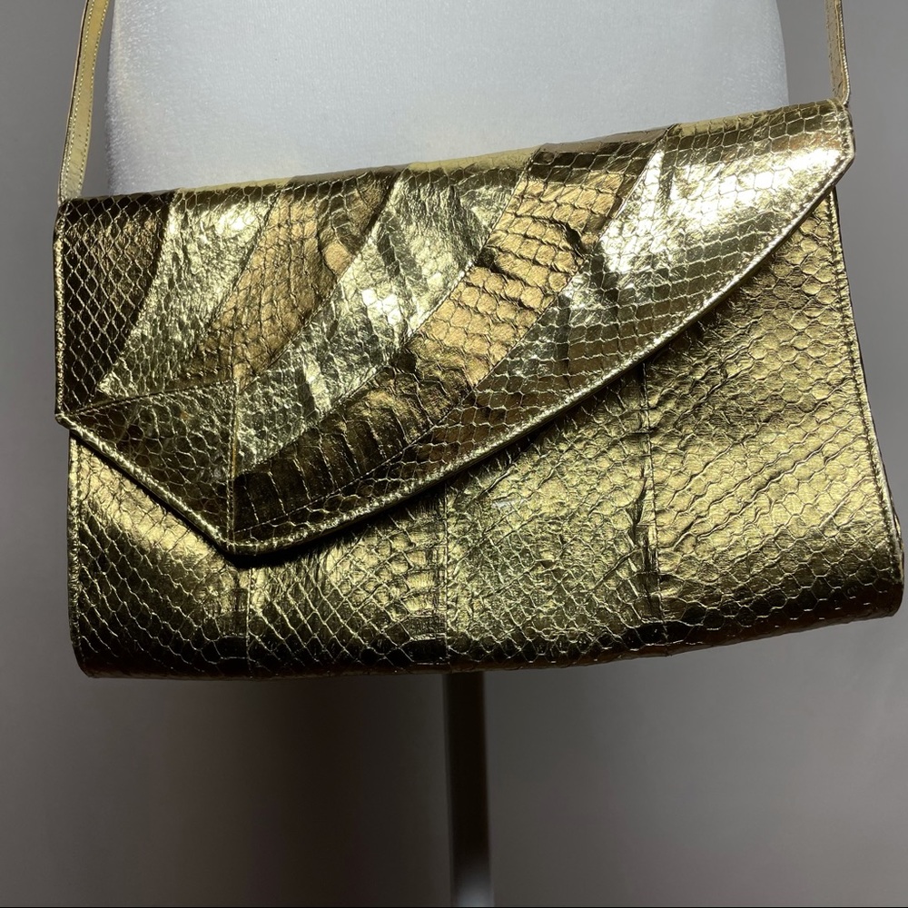VTG Metallic Gold Purse